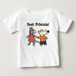 Bästa vän Maisy och Dotty hållhänder Tee
