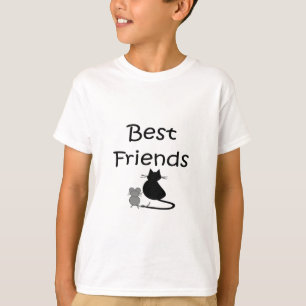 Bästa vän-- Mus och katt T-shirt
