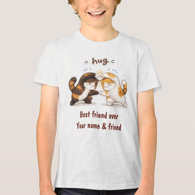 Bästa vän någonsin Katt Fusion – T-Shirt (Framsida)