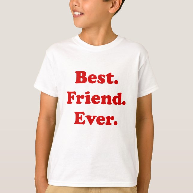 Bästa vän någonsin t shirt (Framsida)