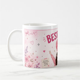 Bästa Vän Present Kop | För Evigt & Alltid Vänskap Kaffemugg
