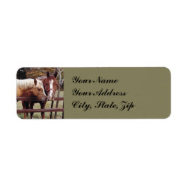 Bästa vän returadress etikett