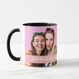 Bästa vän sedan modern två bilder-mall BFF Mugg