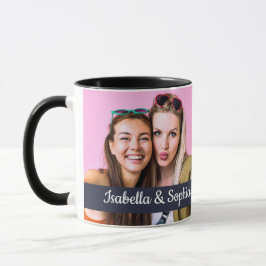 Bästa vän sedan modern två bilder-mall BFF Mugg