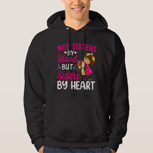 Bästa vän som inte sitter vid blodet, utan som sys hoodie (Framsida)