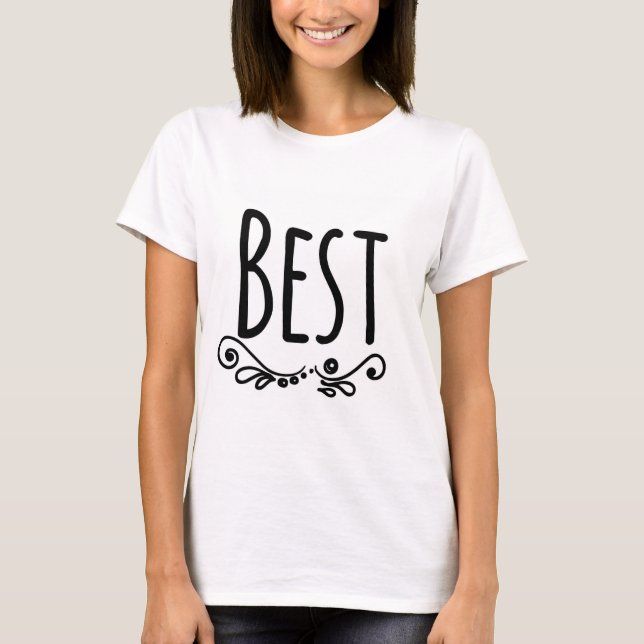 Bästa vän som matchar (bäst) t-skjortor del 1, t-shirt (Framsida)