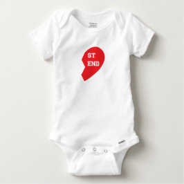 Bästa vän som matchar hunden och babyen tee