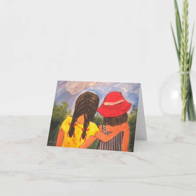 Bästa vän tack kort (Framsida)