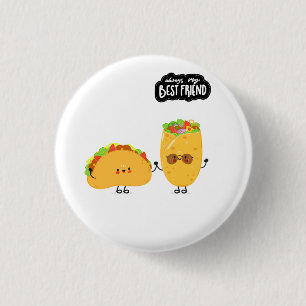 Bästa vän Taco och Burrito Knapp
