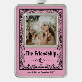 Bästa vän Tarot BFF Anpassningsbar Modern Zodiak Julgransprydnad