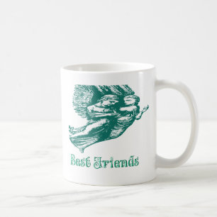 Bästa vänänglar kaffemugg