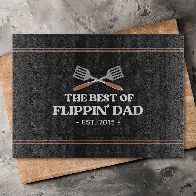 Bästa vändande pappa stekspade rolig retro  (In situ)