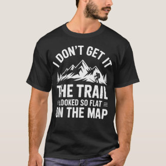 Bästa vandringskonst för friluftsvandring utrustni t shirt