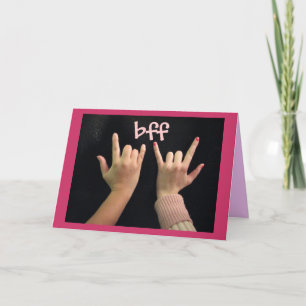 Bästa vänför evigt kort