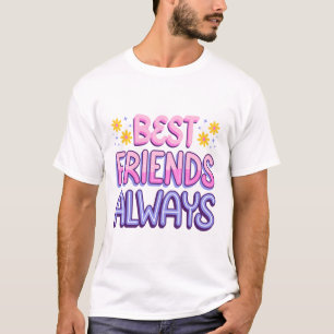 Bästa vänner alltid t shirt