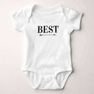 BÄSTA VÄNNER BABY BODYSUIT TWIN-UTFÄSTET TWIN BABY TRÖJA