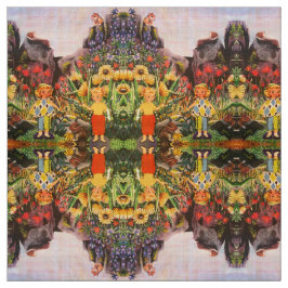 Bästa vänner besöker "Fröken Elizabeth" Tyg