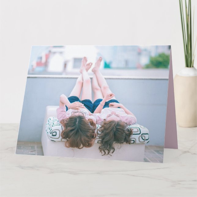 BÄSTA VÄNNER BESTIE BFF FÖDELSEDAGSKORT FÖR HENNE KORT (Framsida)