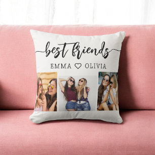 Bästa vänner Besties 3 Photo Collage Keepsaké Kudde