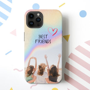 Bästa vänner Besties Photo Rainbow Colorful