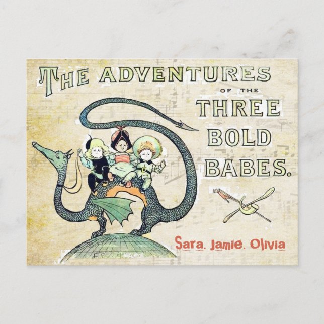 Bästa vänner BFF Dragon 3 Bold Babes Vykort (Framsida)