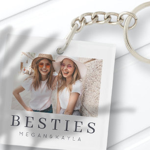 Bästa vänner BFF-foto med minimalistisk modern Chi