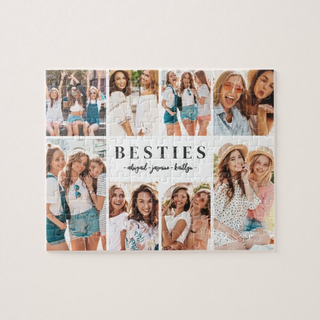 Bästa vänner BFF Foto Pussel (Horisontell)