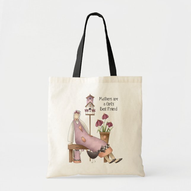 Bästa vänner-blocket tygkasse (Framsidan)