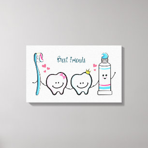 Bästa vänner canvastryck