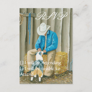 Bästa vänner ~ Cowboy & Australian shepherd OSA Kort