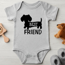 Bästa vänner - Dachshund en Biet-Baby-enhet för ut T Shirt