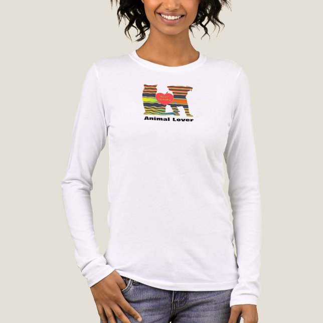 Bästa vänner djurälskare  t shirt (Framsida)