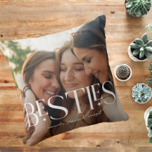 Bästa vänner Elegant Två Foto Serif Overlay