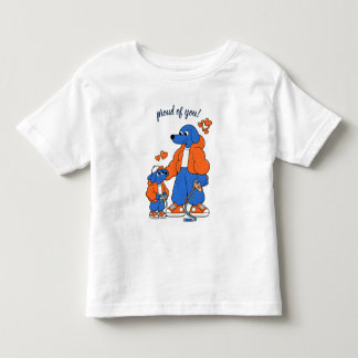 Bästa vänner : Far och son Blue Dog-duon ( Orang T Shirt
