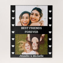 Bästa vänner för 2 Anpassningsbar - foto och Namn 