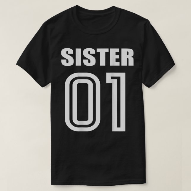 Bästa vänner för 2-sistervänner, bästa vänner, BFF T Shirt (Design framsida)