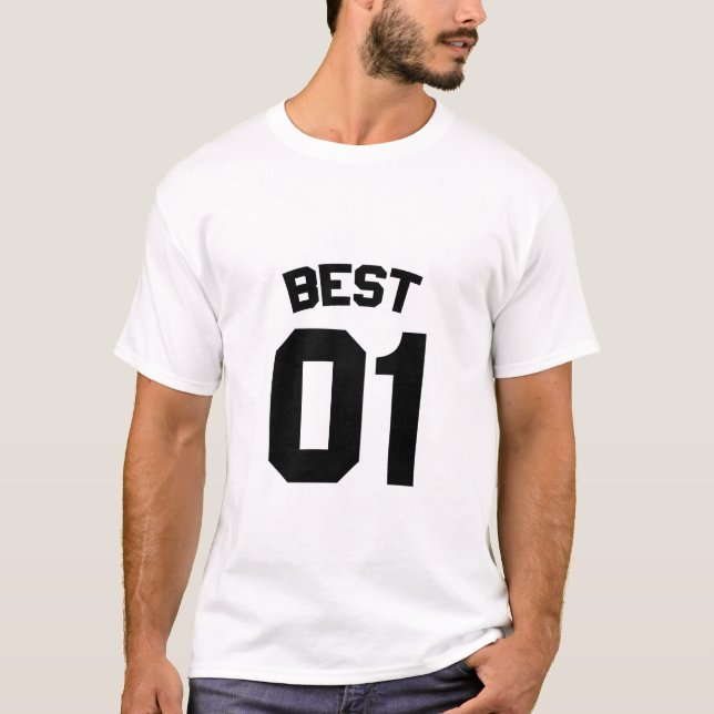 Bästa vänner för 3 - Bästa 01 T Shirt (Framsida)