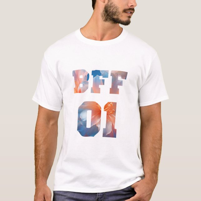 Bästa vänner för 3 - BFF 01 T Shirt (Framsida)
