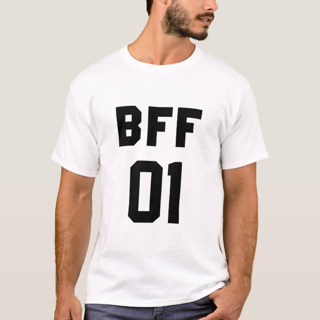 Bästa vänner för 3 - BFF 01 T Shirt (Framsida)