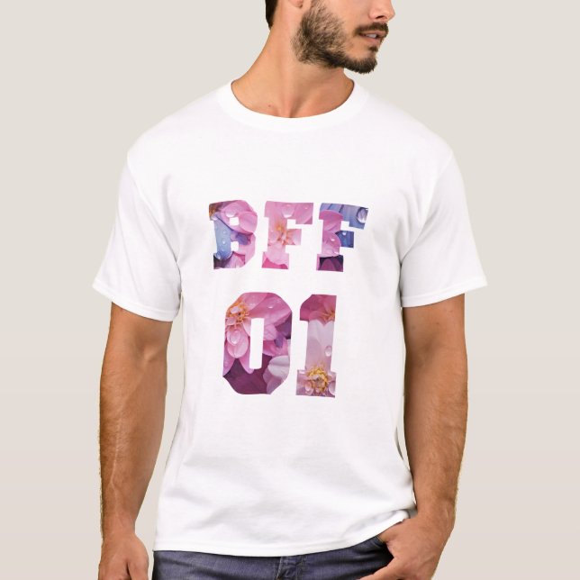 Bästa vänner för 3 - BFF 01 T Shirt (Framsida)