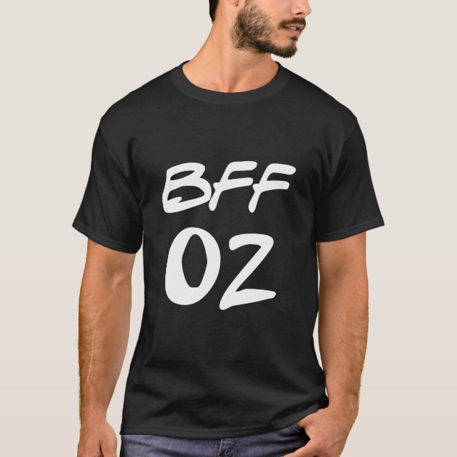 Bästa vänner för 3 - BFF 02 T Shirt (Framsida)