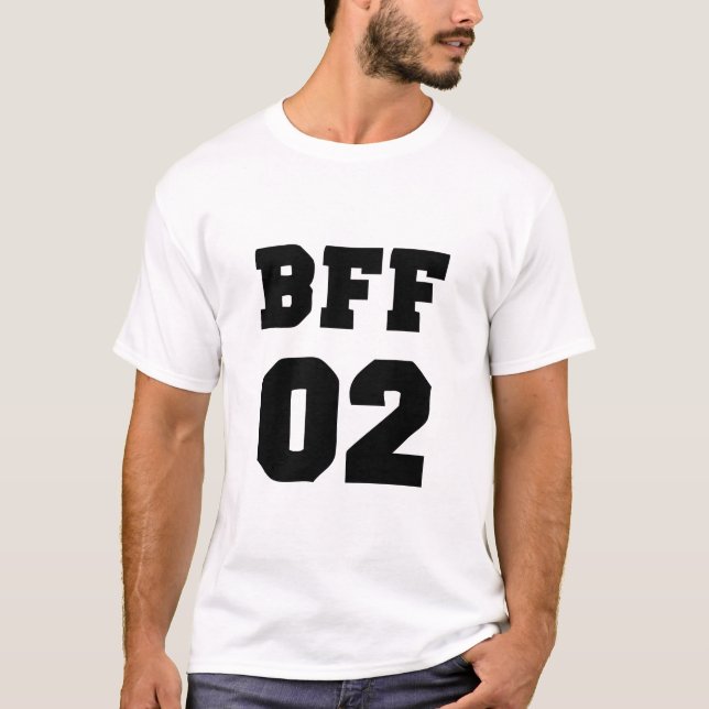 Bästa vänner för 3 - BFF 02 T Shirt (Framsida)