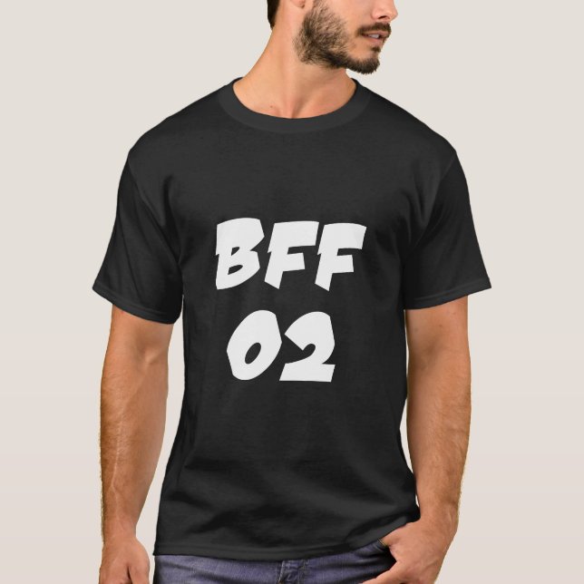 Bästa vänner för 3 - BFF 02 T Shirt (Framsida)
