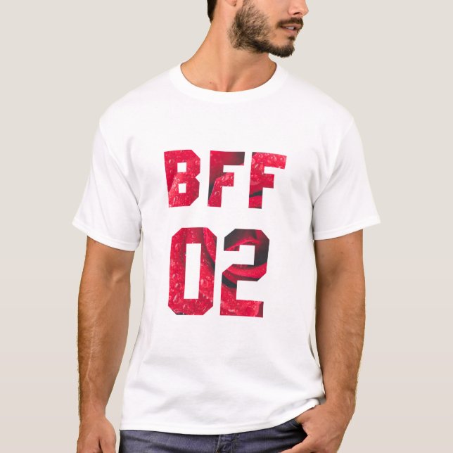 Bästa vänner för 3 - BFF 02 T Shirt (Framsida)
