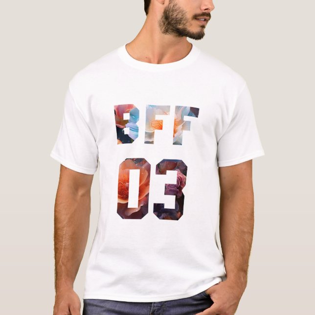 Bästa vänner för 3 - BFF 03 T Shirt (Framsida)