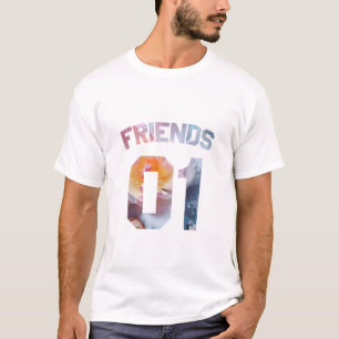 Bästa vänner för 3 - vänner 01 t shirt