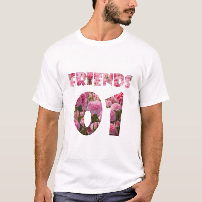 Bästa vänner för 3 - Vänner T Shirt (Framsida)