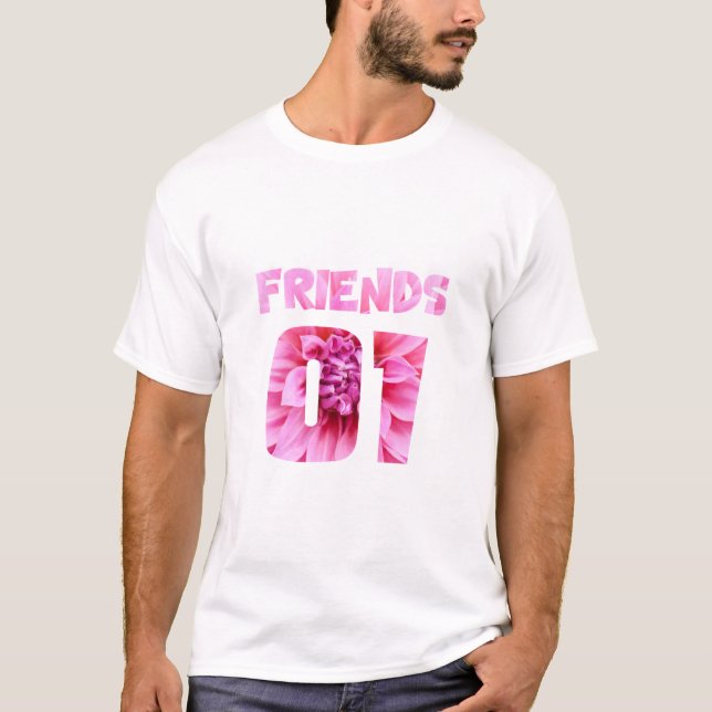Bästa vänner för 3 - Vänner T Shirt (Framsida)