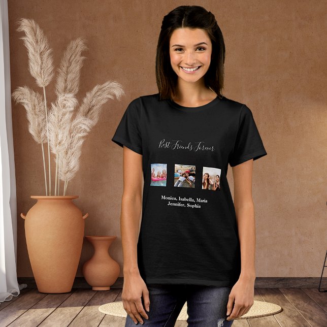 Bästa vänner för alltid BFF-fotot för anpassningsb T Shirt (Skapare uppladdad)
