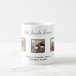 Bästa vänner för alltid BFF-fotot i anpassningsbar Kaffemugg